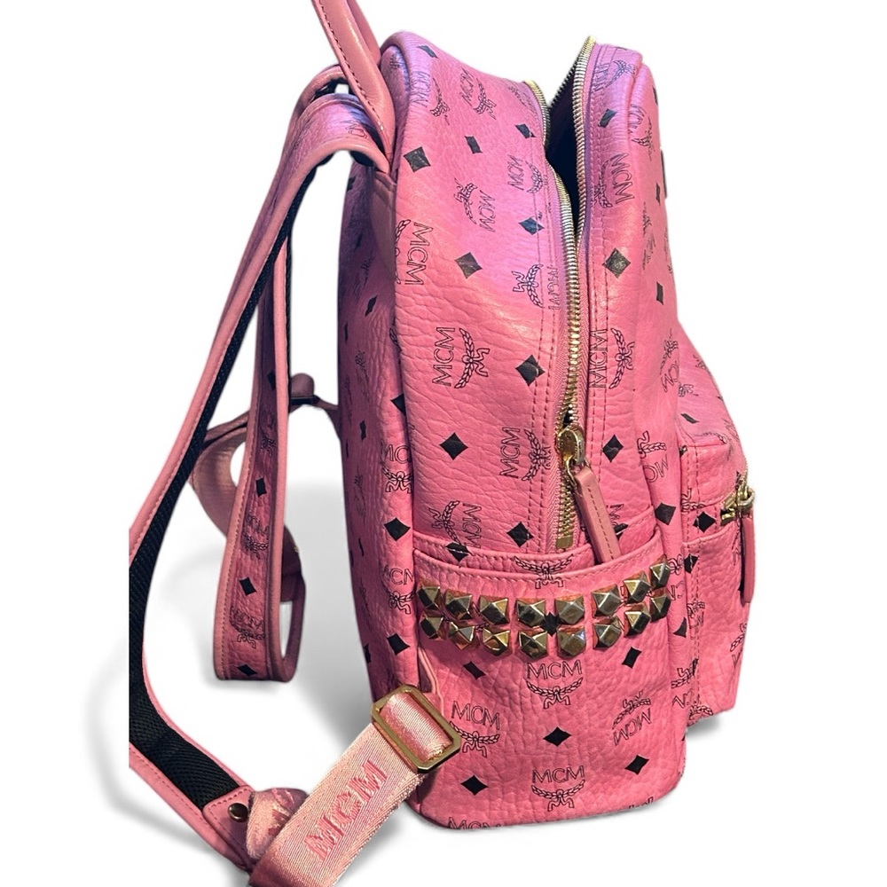 Mcm Full Size Side Studded Stark Backpack - image 2